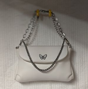 White handbag